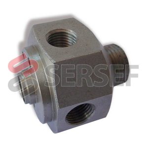 CUERPO PARA AEROGRAFO TIPO RA-I EN ACERO INOXIDABLE