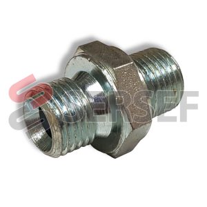 NIPLE DE UNION MACHO-MACHO E=1/4" S=1/4" PARA BOMBA DE ALTA PRESION