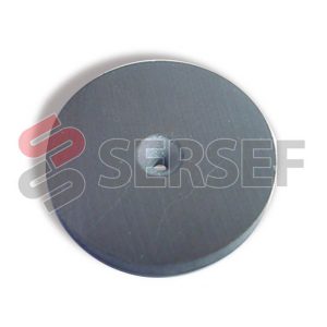 PLAQUITA EN WIDIAM FORO 1.4 MM. DIAMETRO EXTERIOR 19 MM.