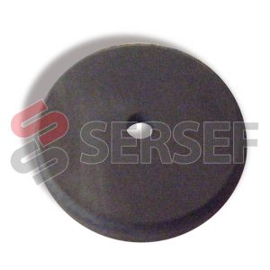 PLAQUITA EN WIDIAM AGUJERO 2.6 MM. DIAMETRO  EXTERIOR 19 MM.