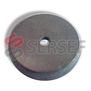 PLAQUITA EN WIDIAM FORO=2.8 MM DIAMETRO EXTERIOR 19 MM.