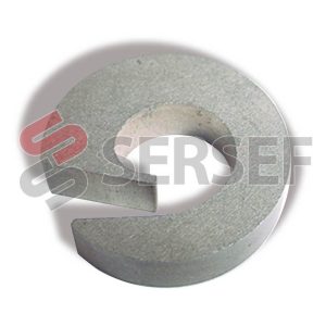 CARACOL SENCILLO EN ACERO SINTERIZADO ESPESOR 9 MM.