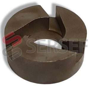 CARACOL DE TRES VIAS EN ACERO SINTERIZADO H=10.0 MM. AGUJERO DE 12 MM. SIN ASIENTO P1-P2
