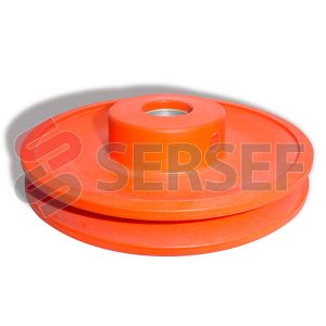 POLEA DE TRACCION B-17 AGUJERO DE 30 MM EN PLASTICO COD. 030001006  MARCA FM