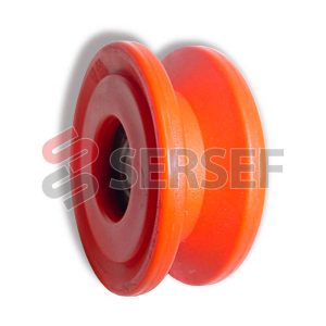 POLEA PLASTICA LOCA A-50 CON BALERO FORO=10 MM. MARCA FM