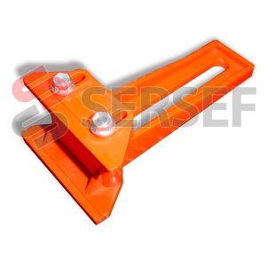 STAFFA PORTALAMA CON INCLINACION VARIABLE DE 40 MM. L=160 MARCA FM