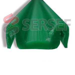 PERFIL SUPERIOR EN POLIZENE SECCION B L=3000 MM. PARA PERFIL EN ALUMINIO MARCA FM