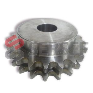 PINON DOBLE 3/4" Z=22 AGUJERO=35 MM.