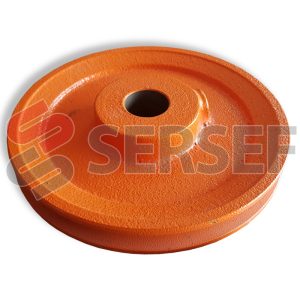 POLEA A DISCO FIJA B-180 FORO 30 MM.