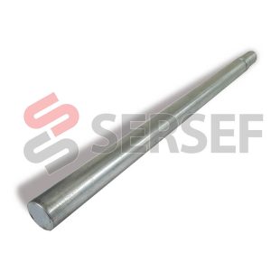 FLECHA GALVANIZADA DIAMETRO 30 MM. PARA TELAR 600 MM. SALIDA 28 X 60 MM
