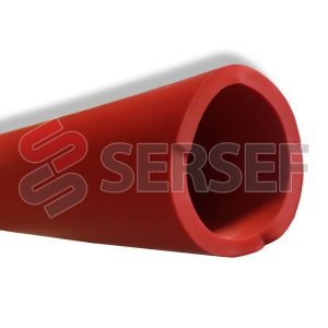 TUBO PARA RECUBRIR RODILLOS DE 25X31 COLOR ROJO ESPESOR 3MM. (PRESENTACION ROLLO