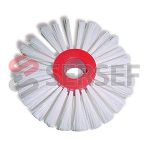 CEPILLO DIAMETRO 140 MM FORO=25.5 MM EN NYLON DIAMETRO 0.40 MM 48 MECHONES