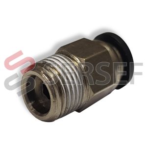 RACOR RECTO TUBBING 4 MM. 1/8" BSPP AC  MARCA CMC