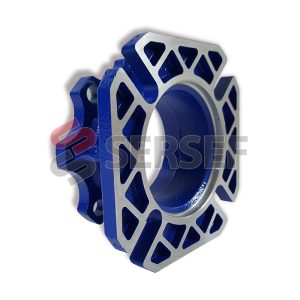 BRIDA DE SALIDA PARA REDUCTOR NMRV-063 DE 142 X 142 MM. X 58 MM. TIPO FB MARCA MOTOVARIO