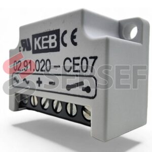 RECTIFICADOR DE VOLTAJE 02.91.020-CE07  UIN=240VAC 50/60HZ UOUT=216VDC MARCA KEB