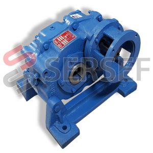 REDUCTOR 306-D I=1:20 CON BUJE DE 1     15/16" FLECHA ENTRADA 1-1/8 X 1/4" MARCA MESBO