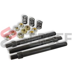 COLUMNA CON TUERCA Y RESORTE PARA MOTOR MGM CFPV 90/100/112 (SET DE 3 PIEZAS)