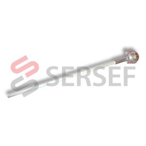 TERMOPAR TIPO K CABEZA=B EN CERAMICA @15 MM. L=600 MM. (NICR-NI) MARCA SETER