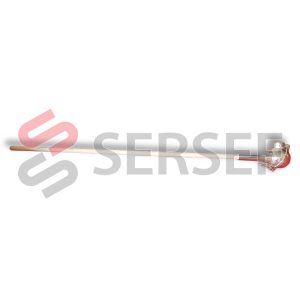 TERMOPAR TIPO "S" (PT PT-RH 10%) T=B CON FORRO CERAMICO L=350 MM. D15 F=0.25 MARCA ZAMA