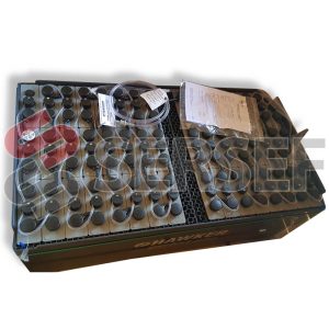 BATERIA MODELO 3 PZS 240 DRY DE 96V 240AH SEGUN EL DIBUJO: 72879700/M2, INCLUYE ACCESORIOS MARCA ENERSYS SRL (SECA SIN ELECTROLITO) 1130 X 620 X 450H