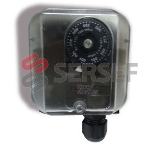 PRESOSTATO MODELO DG-50-U3 RANGO=2.5-50 MB MARCA KROM SCHRODER