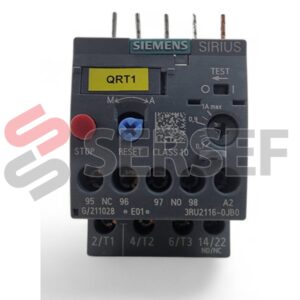 RELEVADOR DE SOBRECARGA 3RU2116-0JB0 0.7-1.0 AMP. (EX. 3RU1116-0JB0) MARCA SIEMENS