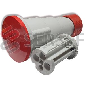 ENCHUFE MOBIL PROTEGIDO MODELO PE 3264 PV 32A 3P+T 6H MARCA ILME