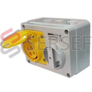 TOMA INGRESO GW66002 3P+T 16A 4H 110V SBF MARCA GEWISS