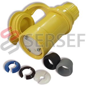 CONECTOR HBL15W47 15A 125V IP56 A PRUEBADE AGUA MARCA HUBBELL