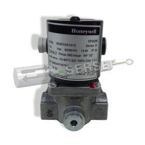 ELECTROVALVULA PARA GAS VE4015A1013 BOBINA 110 VAC 1/2" PMAX=360 MBAR MCA. HONEYWELL