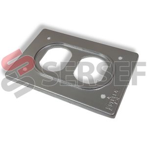 TAPA DUPLEX INDUSTRIAL MOD. LE402  MARCA STELLA