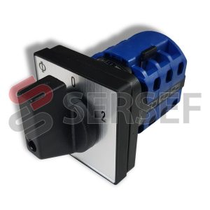 SELECTOR MOD. CA10 A401 E 20 AMP MONTAJE EN TABLERO Y CARATULA DE 48 X 48MM KRAUS & NAIME