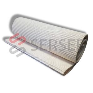 BANDA PVC 2 CAPAS BLANCA CON GRIP ON TOP DE 370 X 1085 MM. MARCA SAMPLA