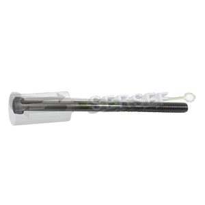 TORNILLO CABEZA HEXAGONAL DE 5/16 X 5" ROSCA DE 2" STD. EN ACERO INOX. AISI 304 CON TUERCA Y ARANDELA DE 2"