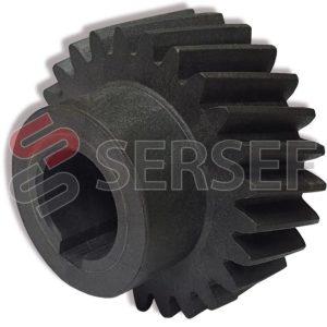 PIÑON A DIENTES INCLINADOS M2 Z=25 PARA MAQUINA RICER