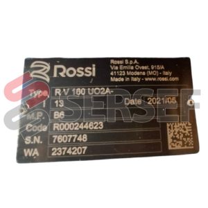 REDUCTOR RV 160 UO2A/I=1:13 B6 FORO= 70 MM MARCA ROSSI