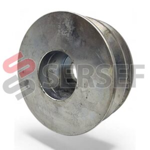 POLEA DOBLE A SECCIONES B+C DIAMETRO 117 MM. LOCA CON AGUJERO DIAMETRO 47 MM.