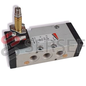 ELECTROVALVULA MODELO 454-V15-22 5V 1/4"PMAX 10 BAR 5/2 MARCA CAMOZZI
