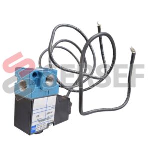 ELECTROVALVULA 111B-501CA 3V/2P 1/8" NPT 24 VDC (6W) CONDUIT 1/2" NPS MARCA MAC