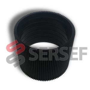 BUJE ESTRIADO PLASTICO DE 50X54 L=54 MM. PARA TRACCION DE RODILLO