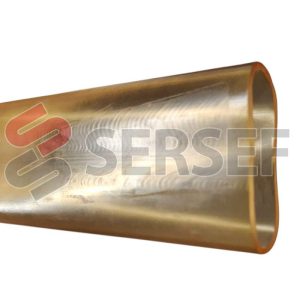 TUBO PARA RECUBRIR RODILLO TIPO "PU" TRANSPARENTE DE 50 X 55 MM.