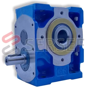 REDUCTOR RV 40 UO3A 10 I=1:10 FLECHA SALIENTE ENT. DIAM. 16 MM. FORO=24 MM. R000011436 MARCA ROSSI