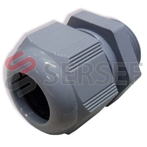 CONECTOR TIPO GLANDULA METRICO M25 GRIS BM05