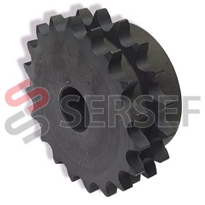 SPROCKET DOBLE TIPO B CON DIENTES DUROS MARCA MARTIN