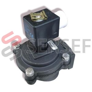 VALVULA SOLENOIDE VNP208-110/50-N ROSCA 1" NPT DIAFRAGMA NBR PG9 MARCA MECAIR