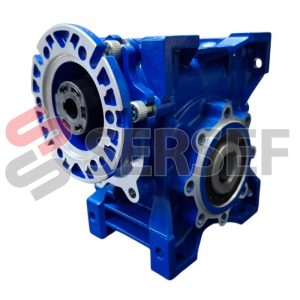 REDUCTOR NMRV-P 63 I=1:80 PAM=105/14 FORO=25 MM. MARCA MOTOVARIO