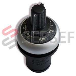 POTENCIOMETRO M22-RAK7 22.5MM, 4.7K OHMS 0.5W ANILLO TITANIO 229490 MARCA EATON