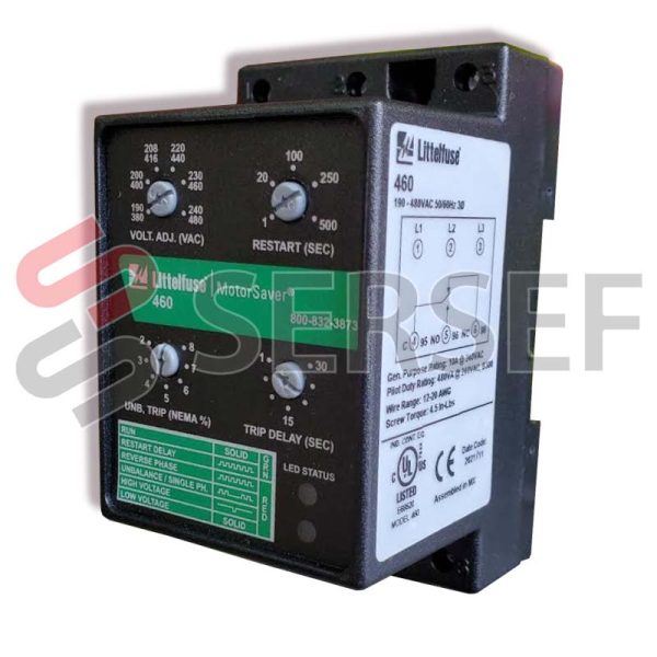 RELEVADOR MOTOR SAVER 460 8008323873 MARCA LITTELFUSE SERSEF