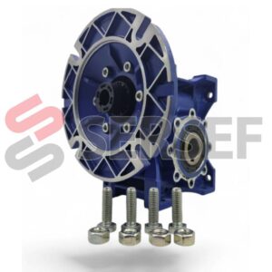 REDUCTOR NMRV-P 63 I=1:10 PAM=200/19 FORO=28 MM. MARCA MOTOVARIO