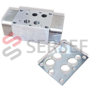 BLOCK DE VALVULA BK4 2LDO-AZ MARCA SUN HYDRAULICS